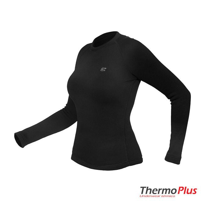 T-SHIRT ML THERMO PLUS PRETO