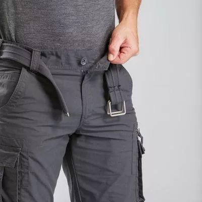 CALÇA MASCULINA TRILHA NH500 CINZA