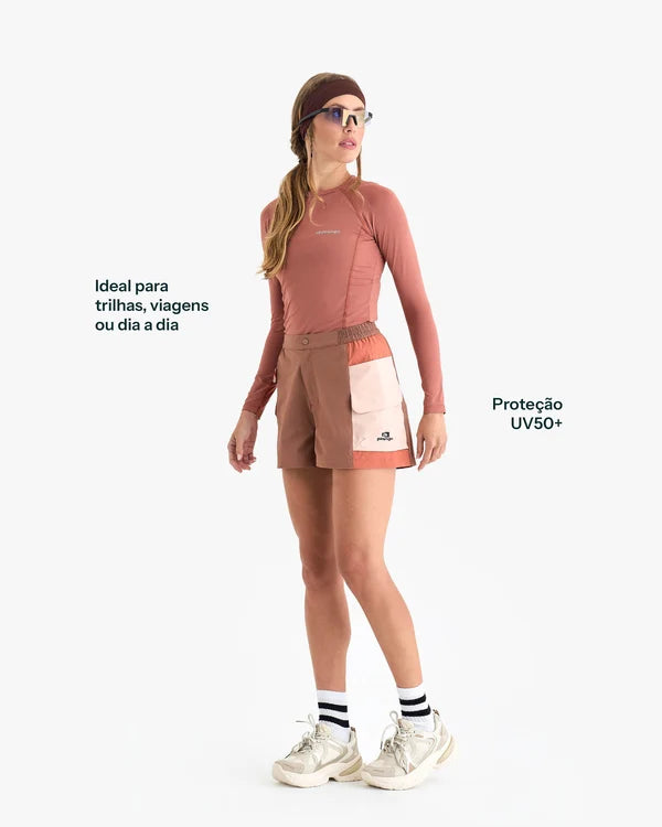 SHORTS CARGO GALAPAGOS RAVEN FEMININO