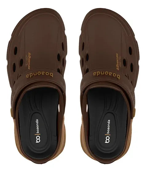 SANDALIA CONFORTO ADVENTURE MASCULINO- CAFE ART/CREPE