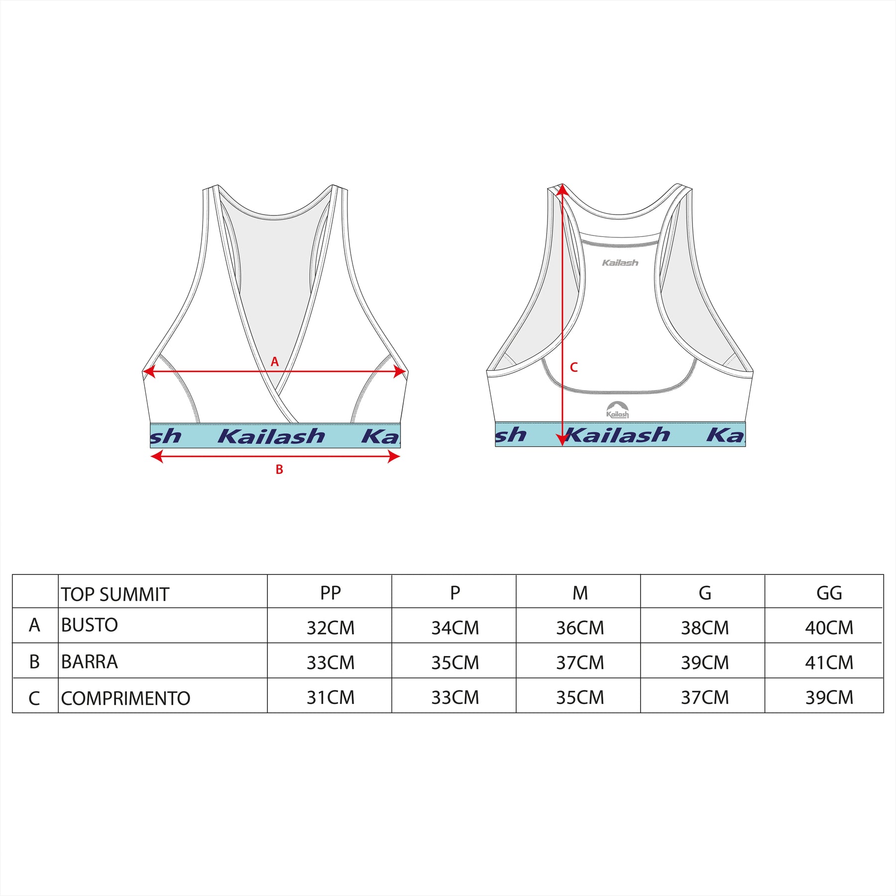 TOP SUMMIT WMNS KAILASH FEMININO