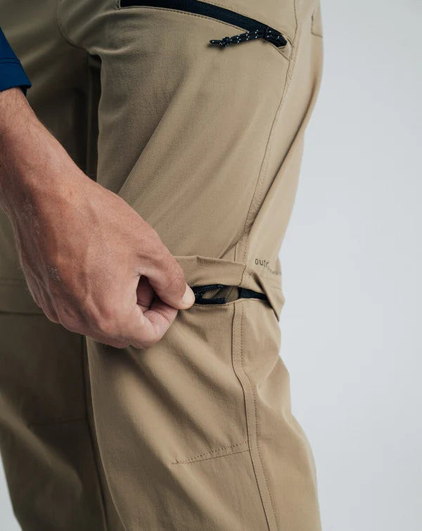Calça Conversível Galapagos Atlas Masculino Caqui