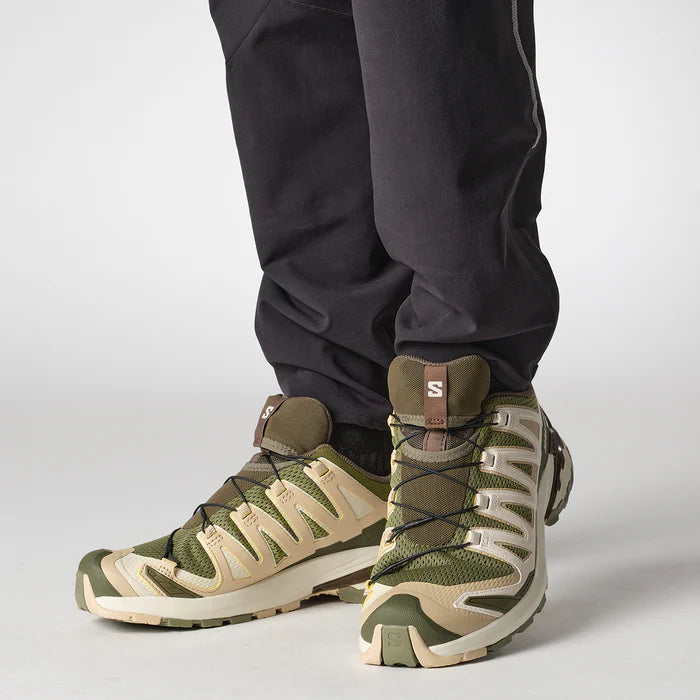 TENIS XA PRO 3D V9 MASCULINO VERDE/CINZA/MARROM