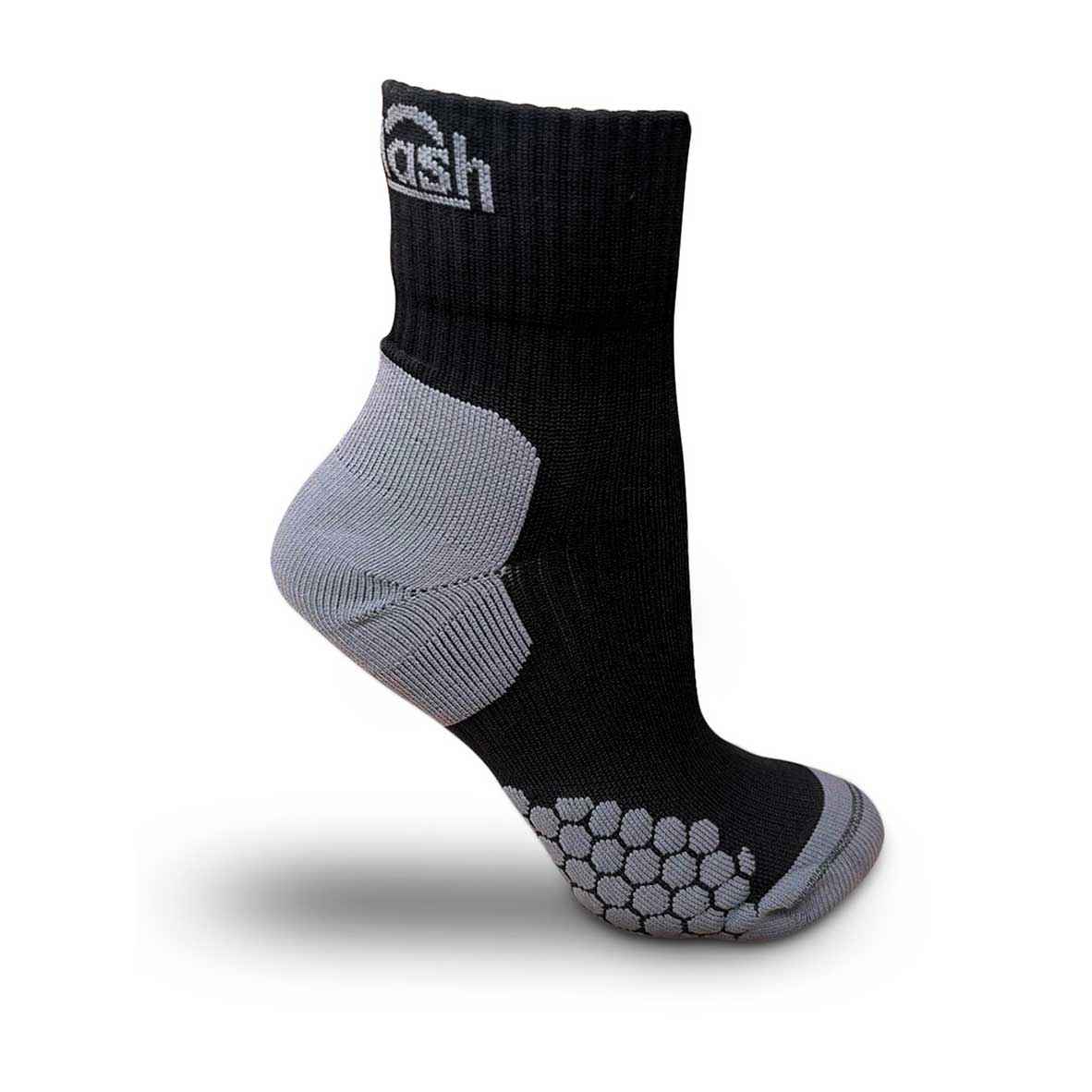 MEIA CANO MEDIO DOTS BIOTECH UNISEX PRETA/CINZA