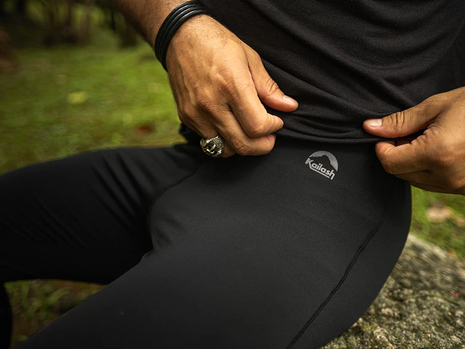 CALÇA SEGUNDA PELE WARM MASCULINO PRETO