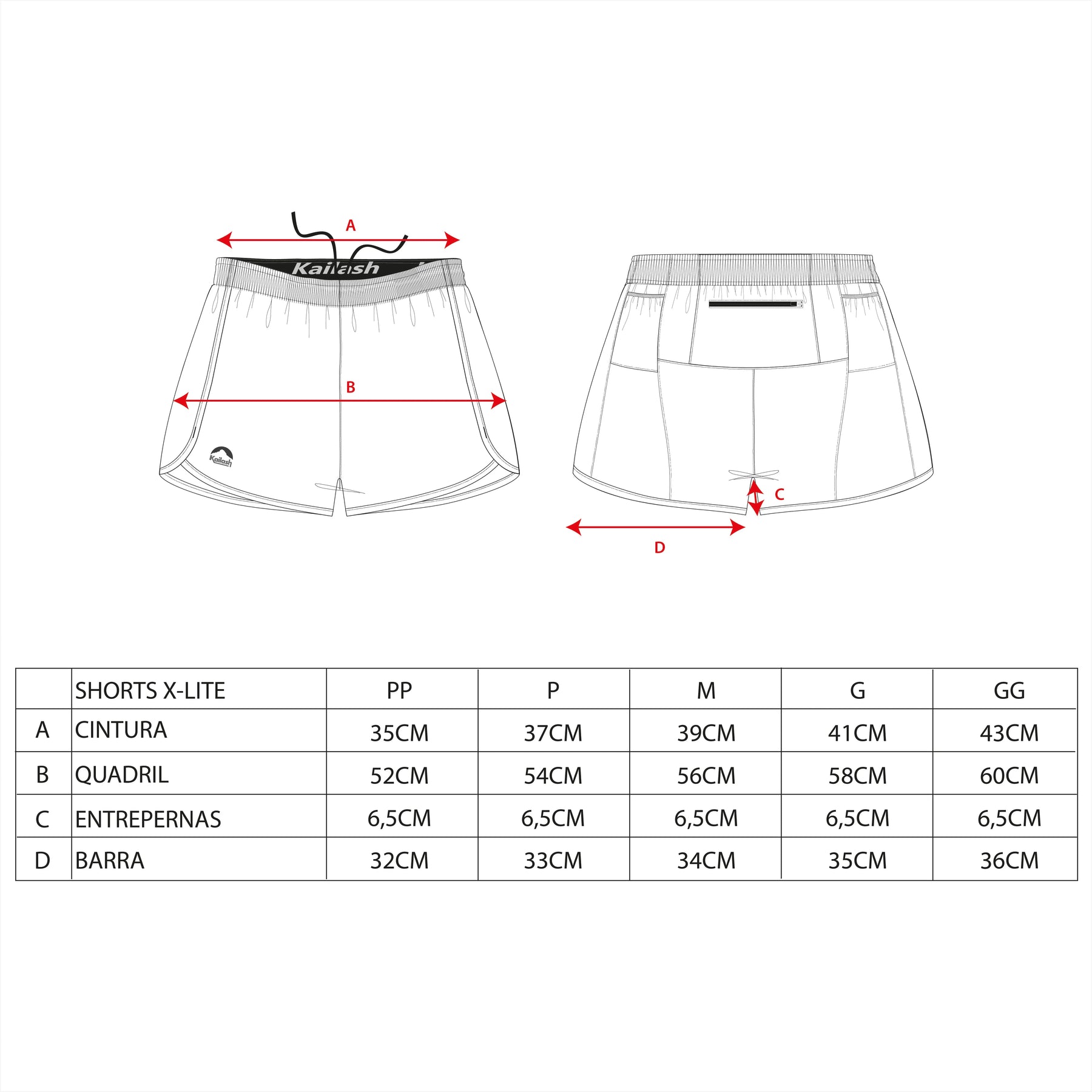 SHORTS MARATONA X LITE FEMININO