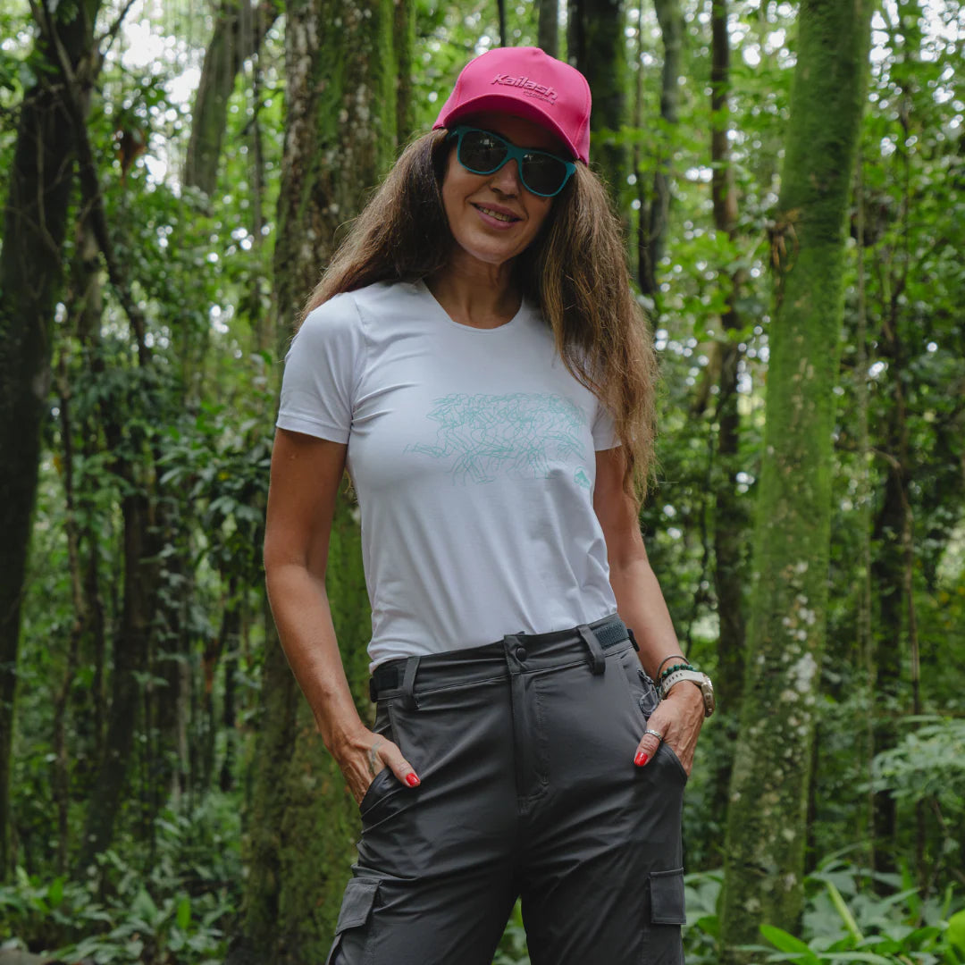 CAMISETA RUNNING PRO WMNS KAILASH FEMININO BRANCO