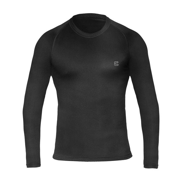 T-SHIRT THERMO SKIN ML MASCULINA PRETO