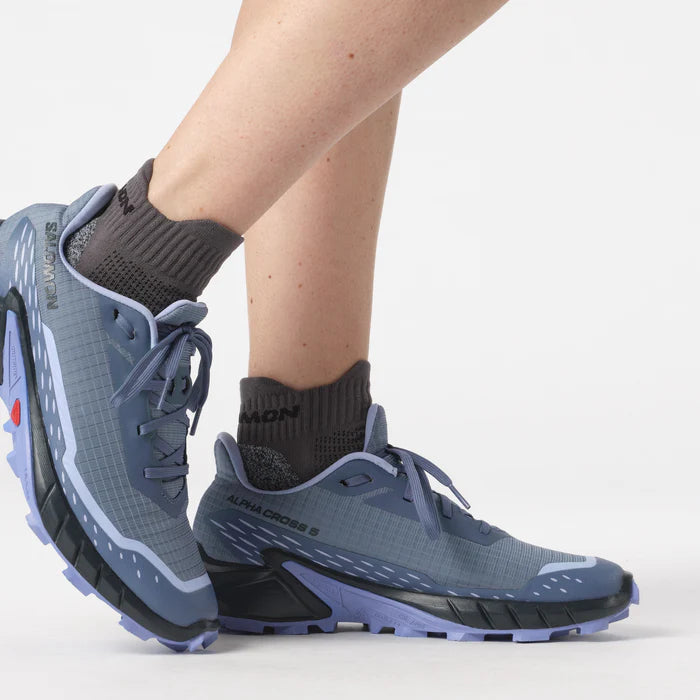 TENIS ALPHACROSS 5 FEMININO CINZA/AZUL