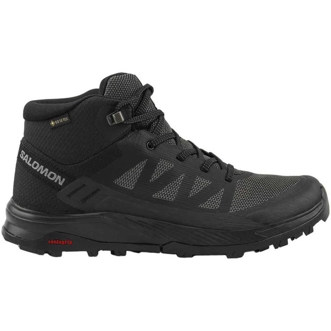 BOTA OUTRISE MID GTX MASCULINA PRETO/CINZA