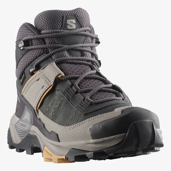 BOTA X ULTRA 5 MID GTX FEMININA ROXO/PRETOT/BEGE