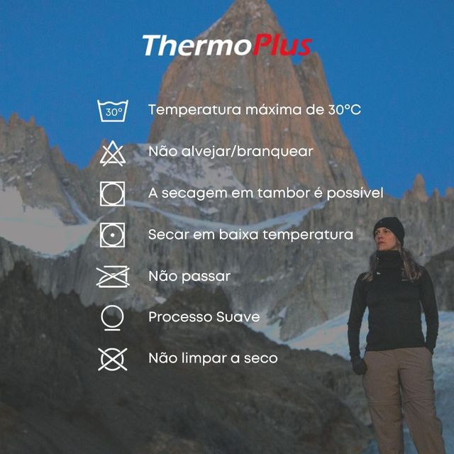 BLUSA THERMO PLUS MASCULINA PRETO