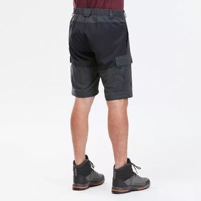 CALÇA MODULAR MASCULINA TRILHA TREKKING 100 ZIP OFF CINZA