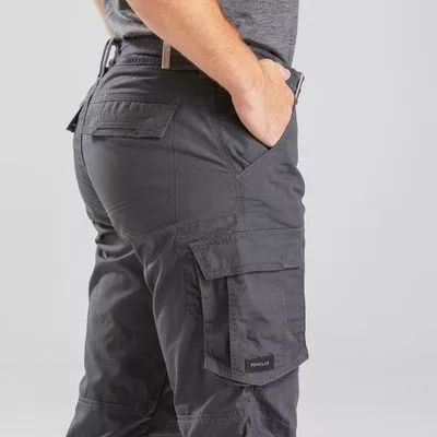 CALÇA MASCULINA TRILHA NH500 CINZA