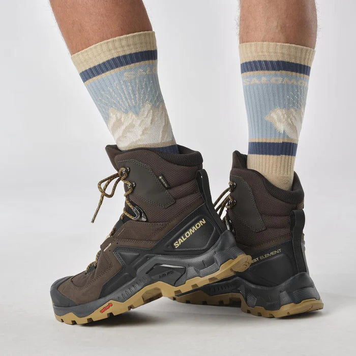 BOTA QUEST ELEMENT GTX MASCULINA MARROM/PRETO