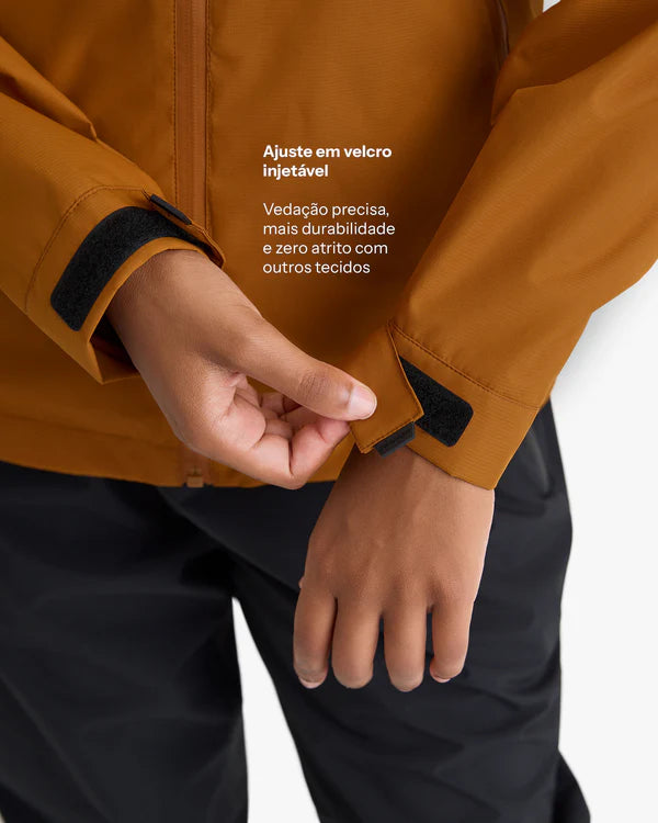 Jaqueta Impermeável Galapagos Darwin Heat Feminino Terracota