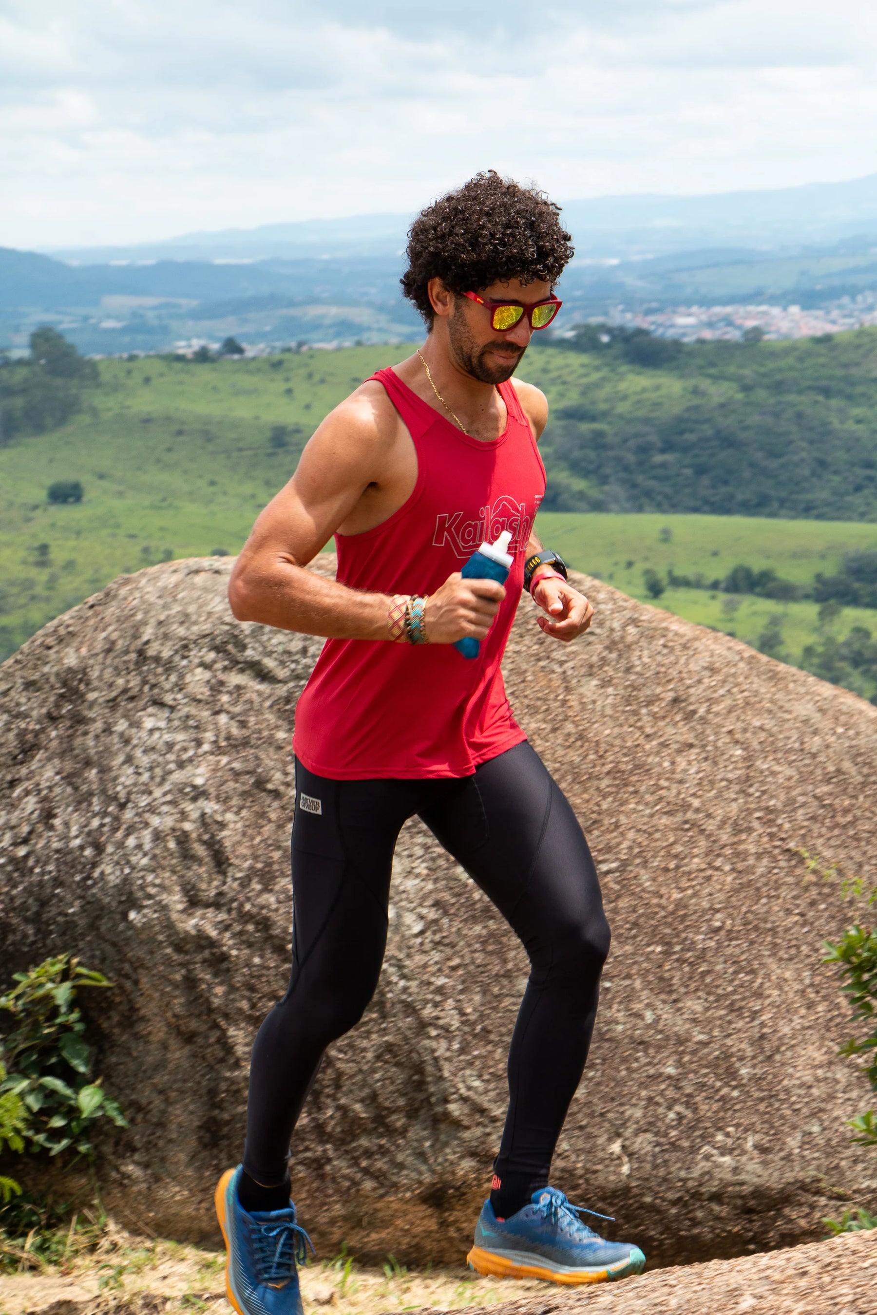 CALÇA RACE COMPRESSÃO UNISEX PRETO