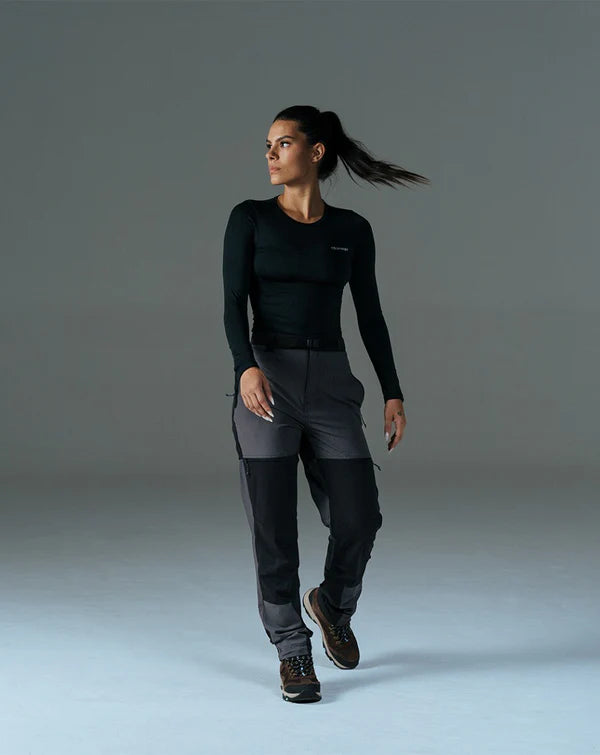 Calça Técnica Galapagos Hiker Feminina Preto com Chumbo