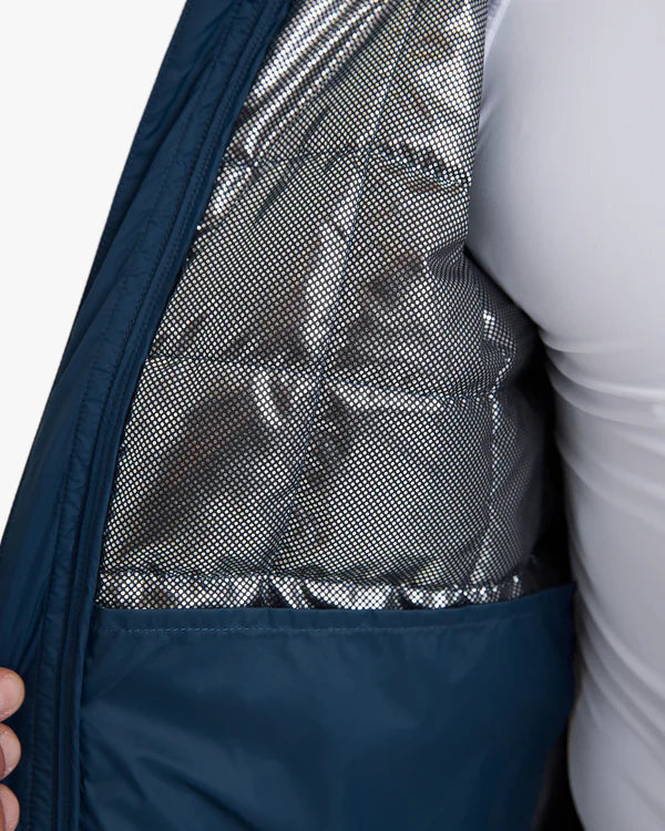 Jaqueta Puffer Galapagos Ibex Thermolite Heat Masculino Azul Marinho