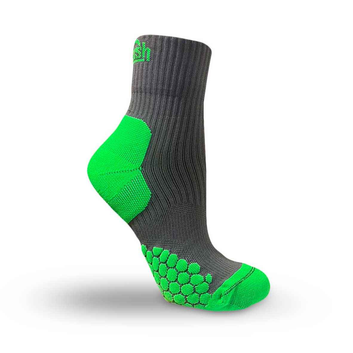 MEIA CANO MEDIO DOTS BIOTECH UNISEX CHUMBO/VERDE LIMAO