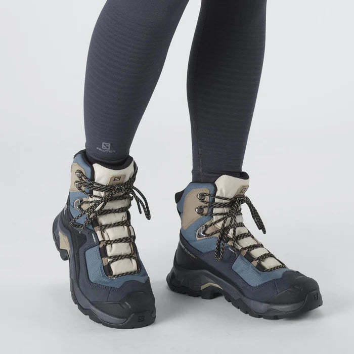 BOTA QUEST ELEMENT GTX FEMININA PRETO/MUSGO/CINZA
