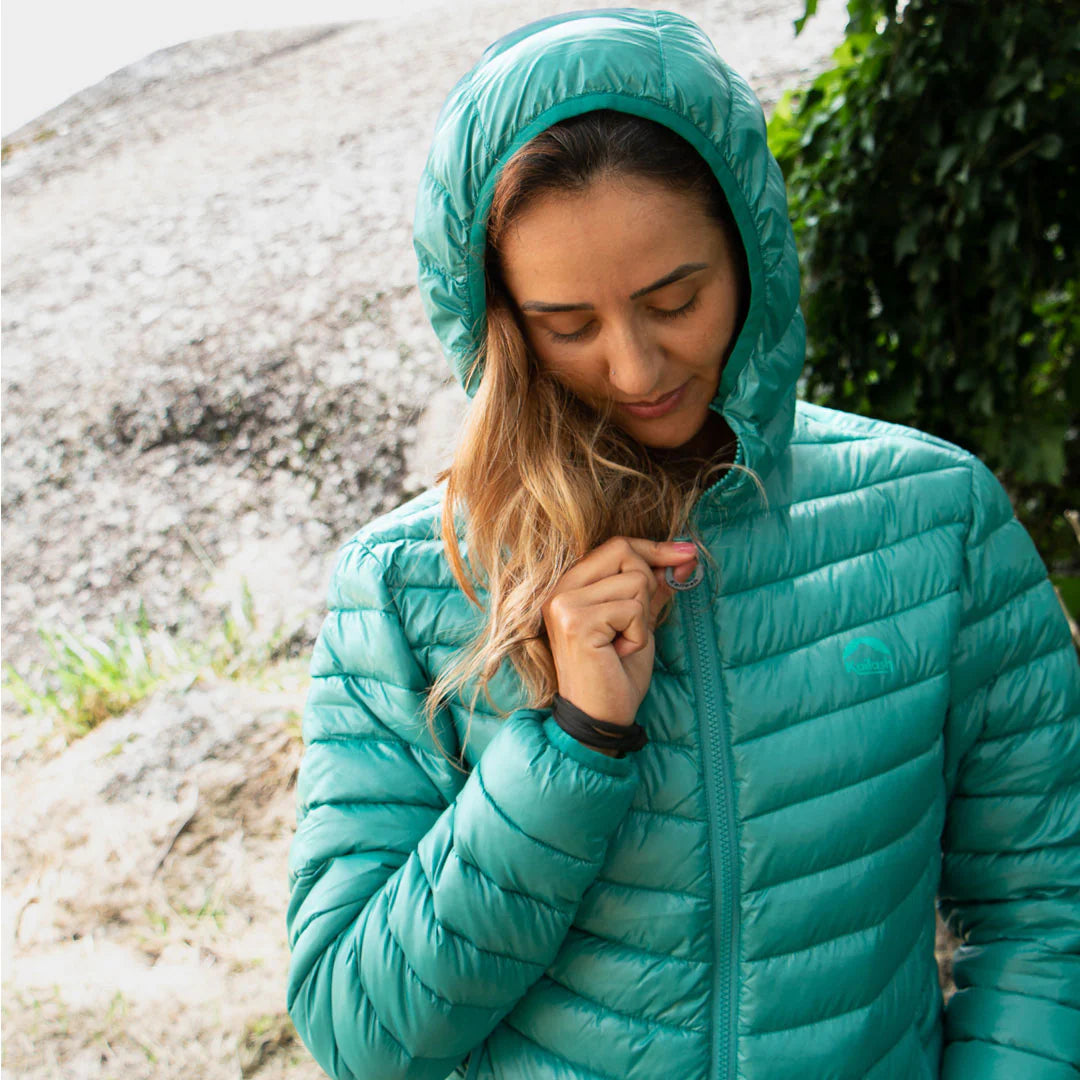 JAQUETA PUFFER PATAGONIA SINTETICA FEMININA ESMERALDA