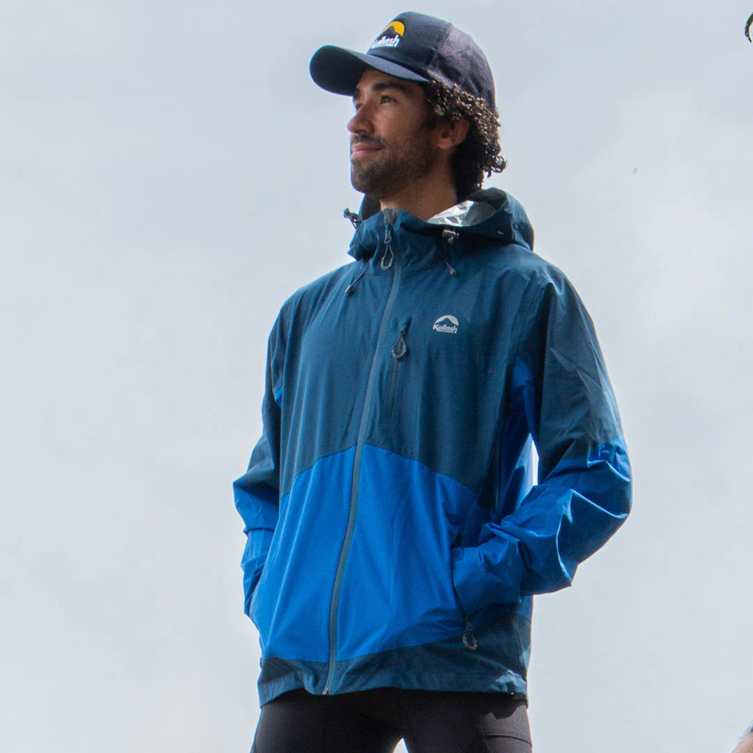 JAQUETA ANORAK IMPERMEAVEL ANDES MASCULINA MARINHO/ AZUL