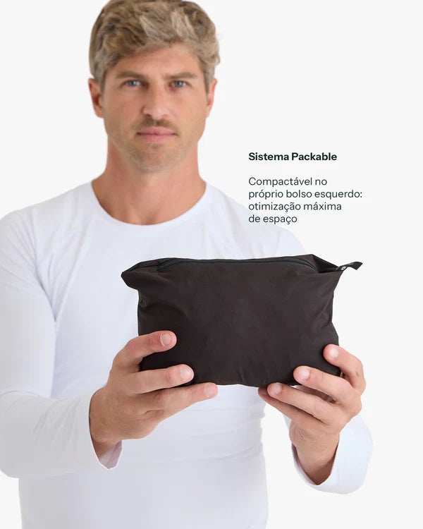 Jaqueta Impermeável Galapagos Darwin Heat Masculino Preto