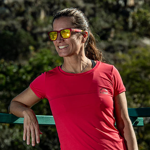 CAMISETA RUNNING BASIC FEM. ROSA