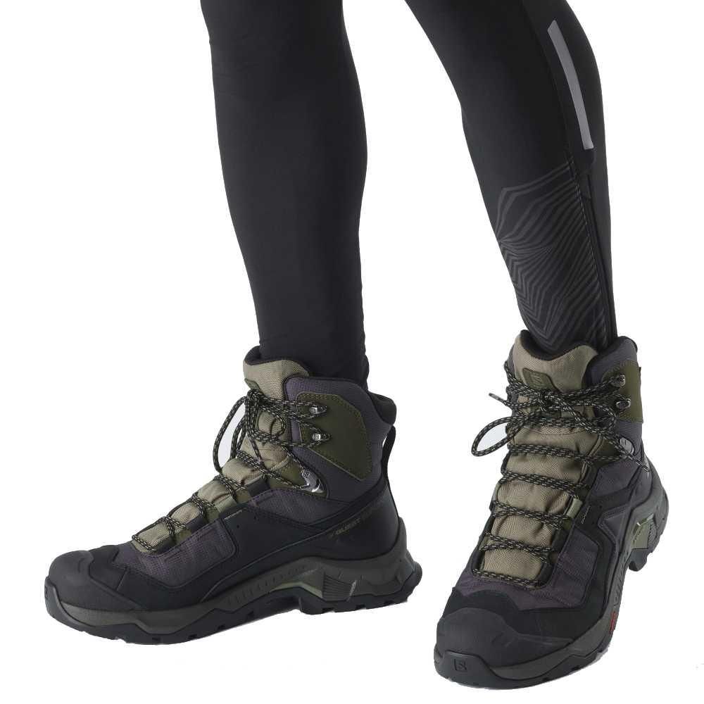 BOTA QUEST ELEMENT GTX MASCULINA VERDE/PRETO