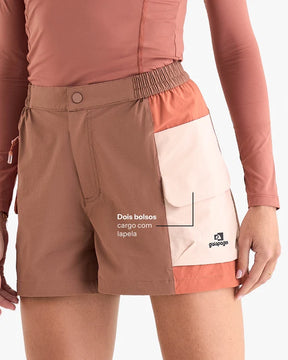 SHORTS CARGO GALAPAGOS RAVEN FEMININO