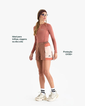 SHORTS CARGO GALAPAGOS RAVEN FEMININO