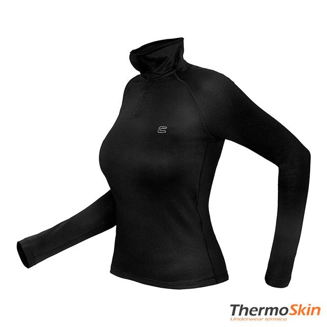 BLUSA THERMO SKIN FEMININO PRETO
