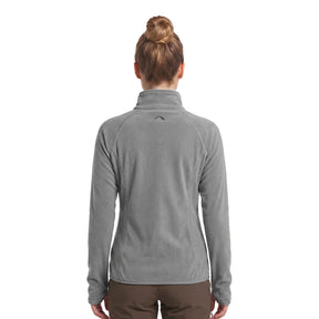 JAQUETA FLEECE CHAMONIX 1/2 ZIPER XLITE CINZA FEMININO KAILASH