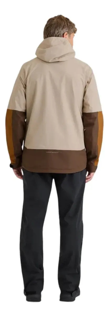 Jaqueta Impermeável Galapagos Darwin Evolution 2.0 Masculino Caqui e Ocre