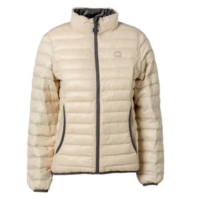 JAQUETA PUFFER DUPLA FACE PLUMA GANSO FEMININA