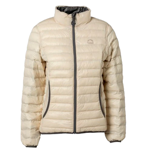 JAQUETA PUFFER DUPLA FACE PLUMA GANSO FEMININA