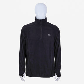 CASACO FLEECE 1/2 ZIPER MASCULINO PRETO