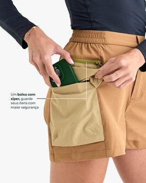 SHORTS CARGO GALAPAGOS RAVEN FEMININO