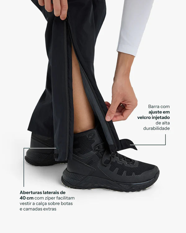 CALÇA IMPERMEÁVEL GALAPAGOS DARWIN STORM FEM PRETA