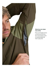 Jaqueta Impermeável Galapagos Darwin Heat Masculino Verde