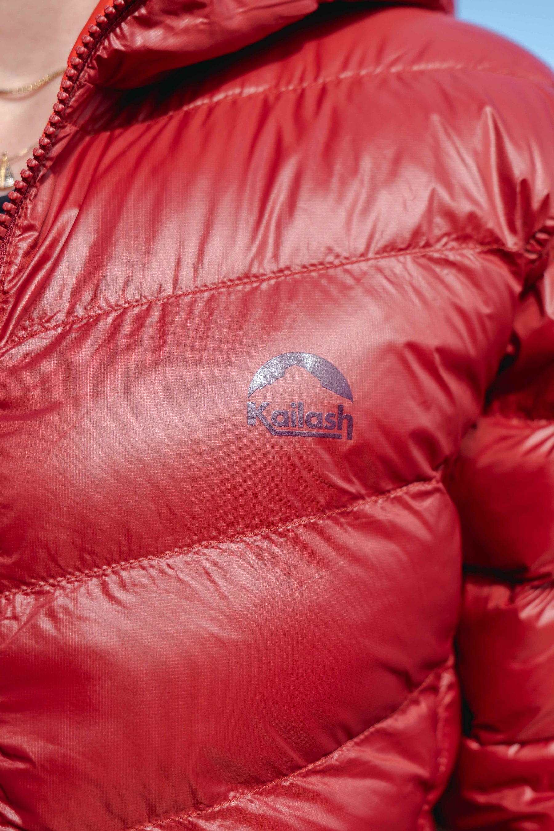 JAQUETA PUFFER DOUBLE PATAGONIA SINTETICA FEMININA VERMELHO LARANJA ESCURO