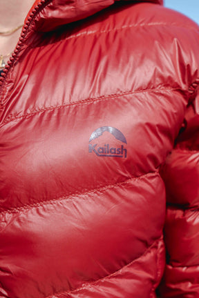 JAQUETA PUFFER DOUBLE PATAGONIA SINTETICA FEMININA VERMELHO LARANJA ESCURO