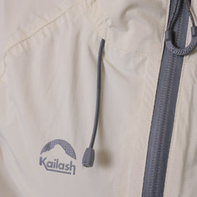 JACKET ANORAK WATERPROOF ANDES X-LITE FEMININA  UTMB OFF WHITE