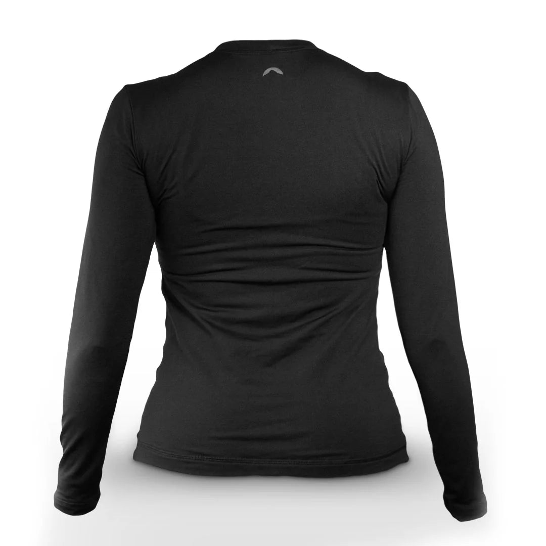 CAMISETA SEGUNDA PELE WARM FEMININO PRETO