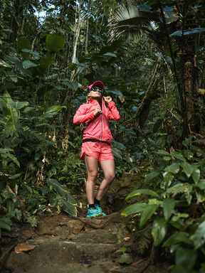 CORTA VENTO AEOLUS XLITE FEMININO SALMAO