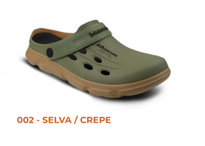 CALÇADO CONFORTO ADVENTURE MASCULINO- SELVA/CREPE