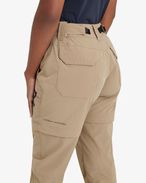 Calça conversível Galapagos Atlas Feminino Caqui