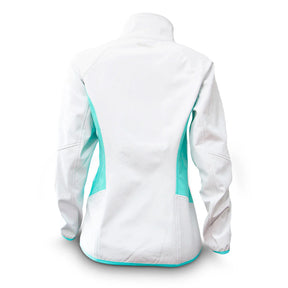 JAQUETA SOFTSHELL BARILOCHE FEM. BRANCO/TIFFANY