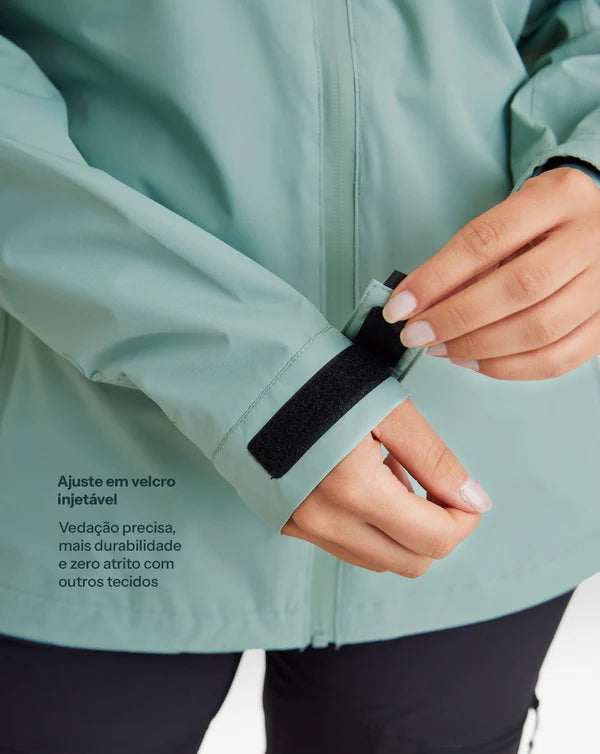 Jaqueta Impermeável Galapagos Darwin Heat Feminino Verde